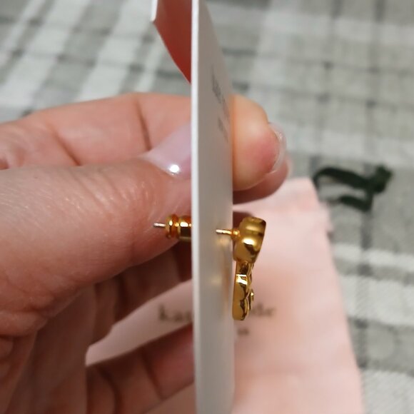 Kate Spade Pizza Dangle Earrings (Gold tone) - Picture 3 of 5